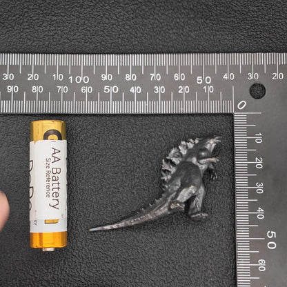 Brass Atomic Kaiju Titan Figurine — Giant Monster Desk Sculpture & Collector Miniature