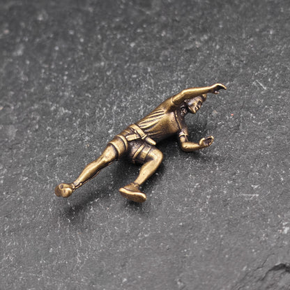 Brass Miniature Climber Figure – Micro World Diorama & Terrarium Accessory